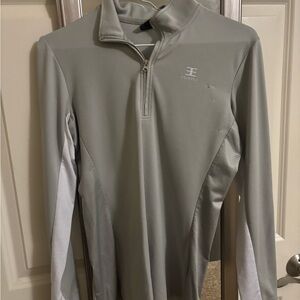 Equestly grey Quarter-Zip top